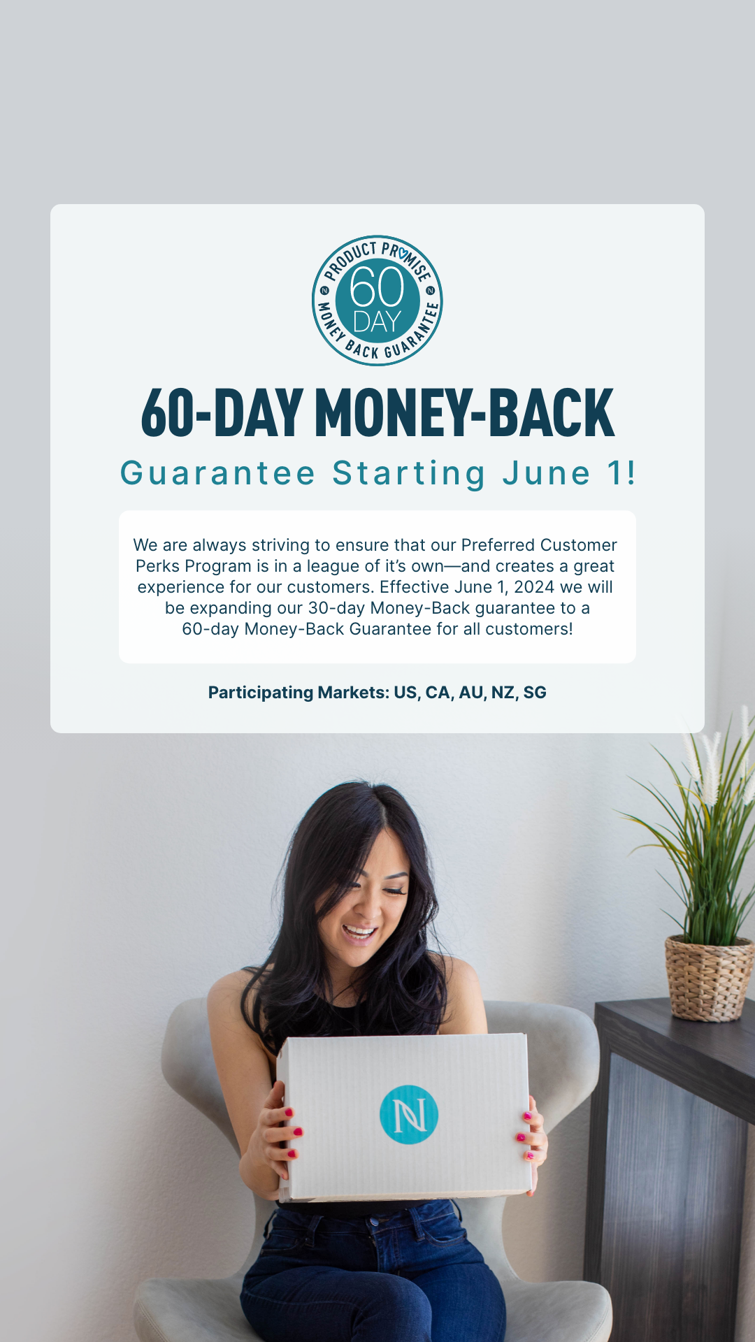 Neora Preferred Customers Rewards 60 Money Back Guarantee